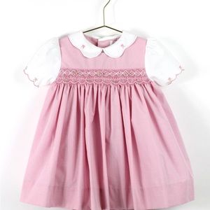 Dress with Smocking and Scalloped Edge 12-24mo